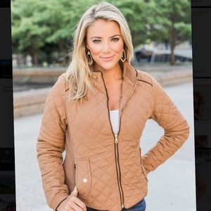 Camel color fall jacket
